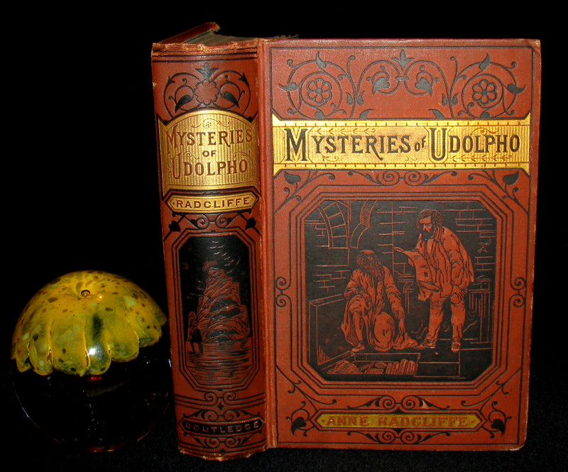 1880's Scarce Gothic Novel Edition -The Mysteries of Udolpho by Ann Radcliffe