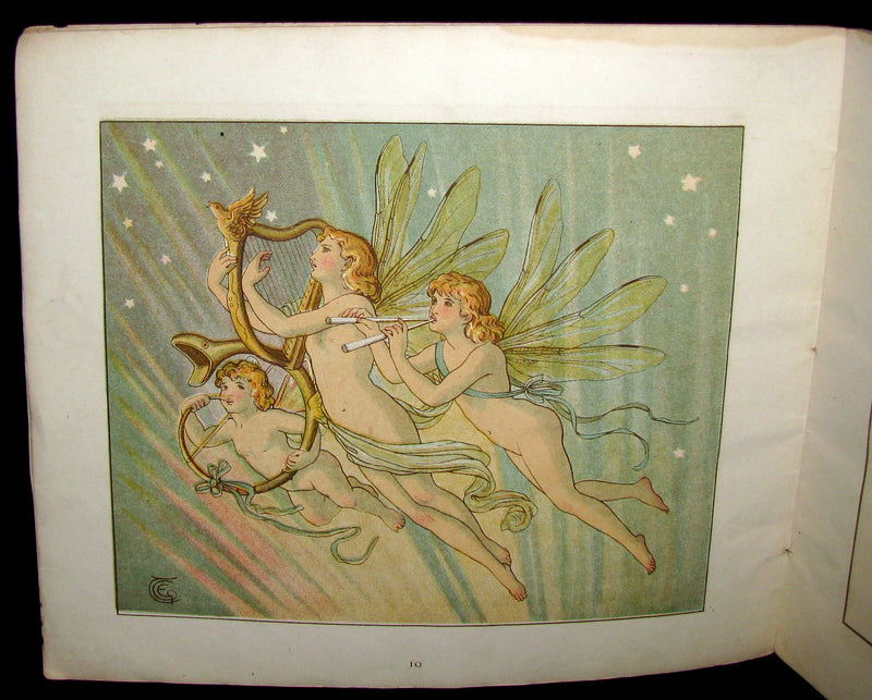 1883 Scarce Book - The FAIRIES – A Child’s Song by William Allingham Illustrated by E. Gertrude Thomson. 1stED.