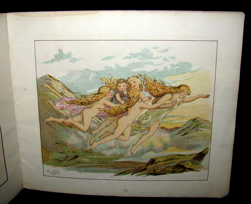 1883 Scarce Book - The FAIRIES – A Child’s Song by William Allingham Illustrated by E. Gertrude Thomson. 1stED.