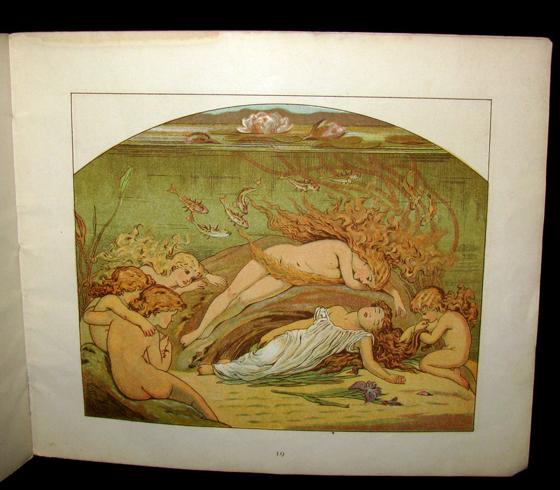 1883 Scarce Book - The FAIRIES – A Child’s Song by William Allingham Illustrated by E. Gertrude Thomson. 1stED.