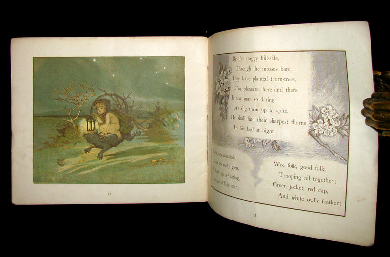 1883 Scarce Book - The FAIRIES – A Child’s Song by William Allingham Illustrated by E. Gertrude Thomson. 1stED.