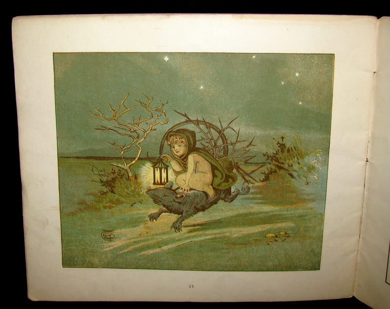 1883 Scarce Book - The FAIRIES – A Child’s Song by William Allingham Illustrated by E. Gertrude Thomson. 1stED.