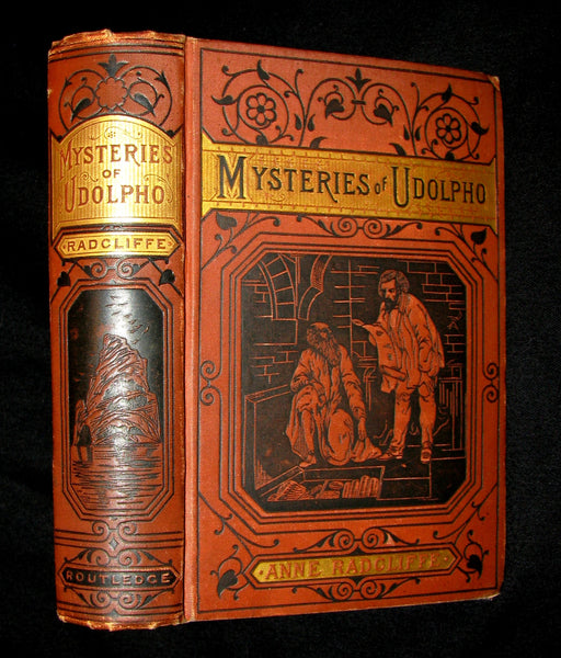 1880's Scarce Gothic Novel Edition -The Mysteries of Udolpho by Ann Radcliffe