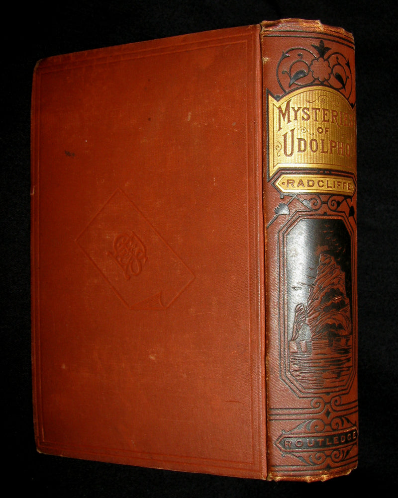 1880's Scarce Gothic Novel Edition -The Mysteries of Udolpho by Ann Radcliffe