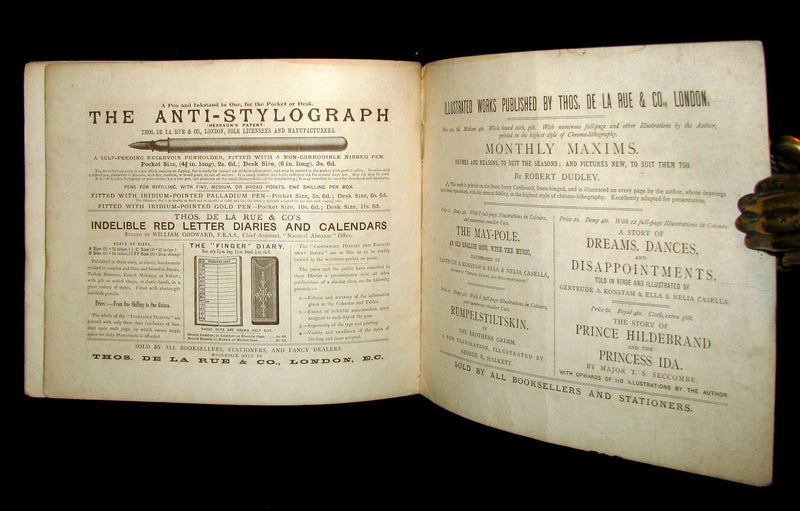 1883 Scarce Book - The FAIRIES – A Child’s Song by William Allingham Illustrated by E. Gertrude Thomson. 1stED.