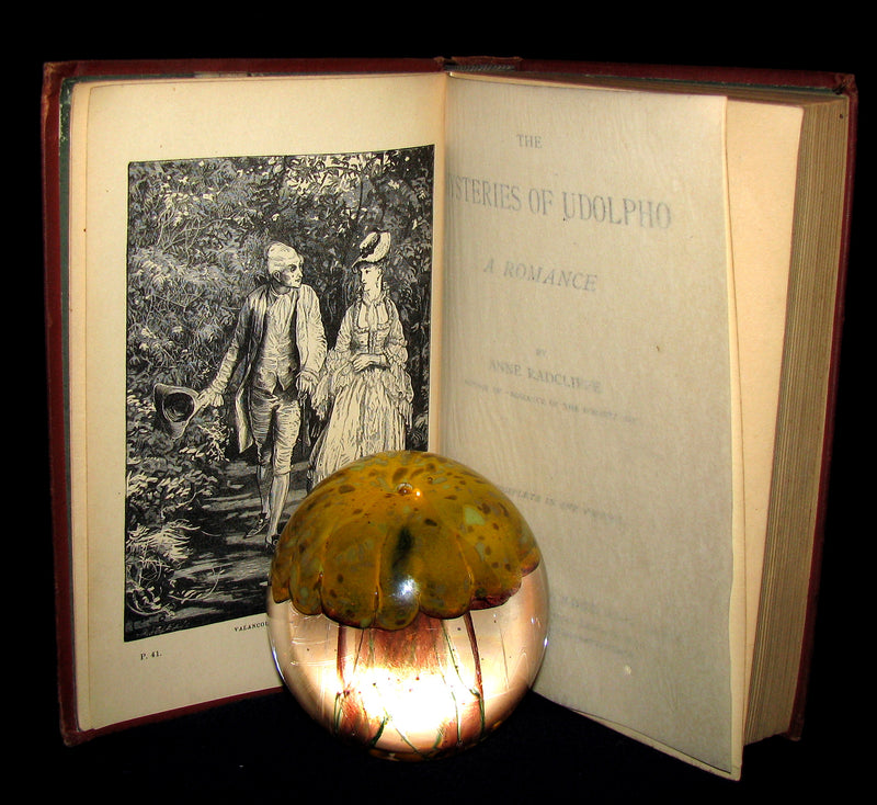 1880's Scarce Gothic Novel Edition -The Mysteries of Udolpho by Ann Radcliffe