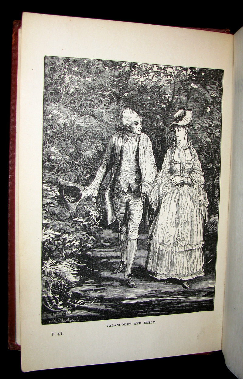 1880's Scarce Gothic Novel Edition -The Mysteries of Udolpho by Ann Radcliffe