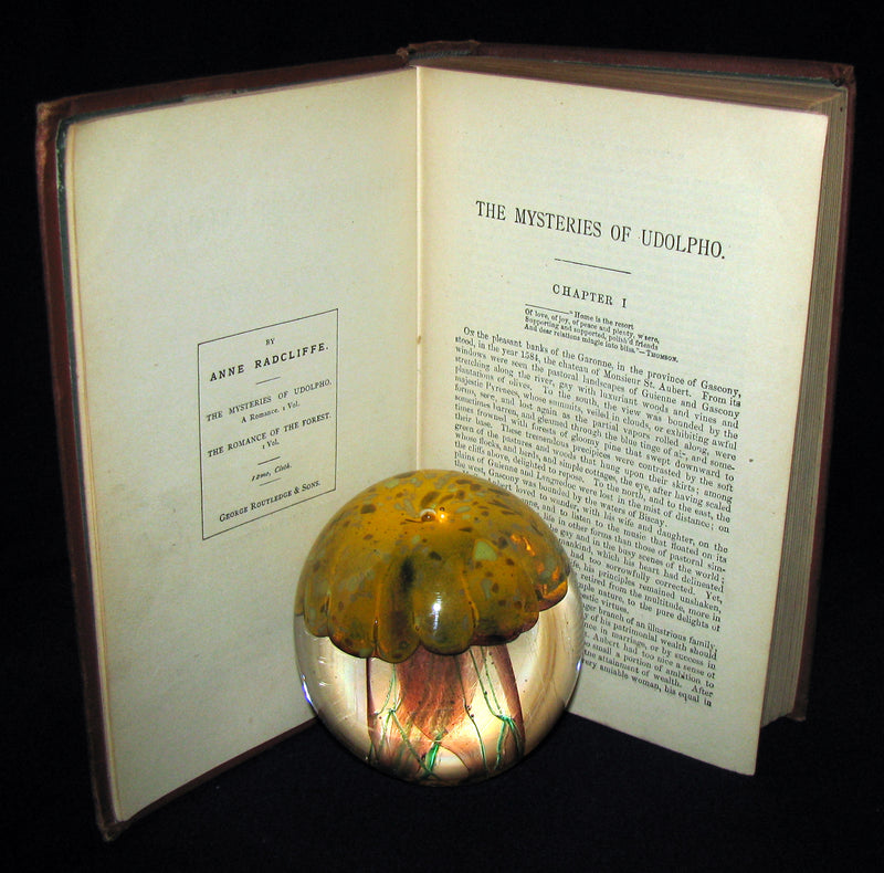 1880's Scarce Gothic Novel Edition -The Mysteries of Udolpho by Ann Radcliffe