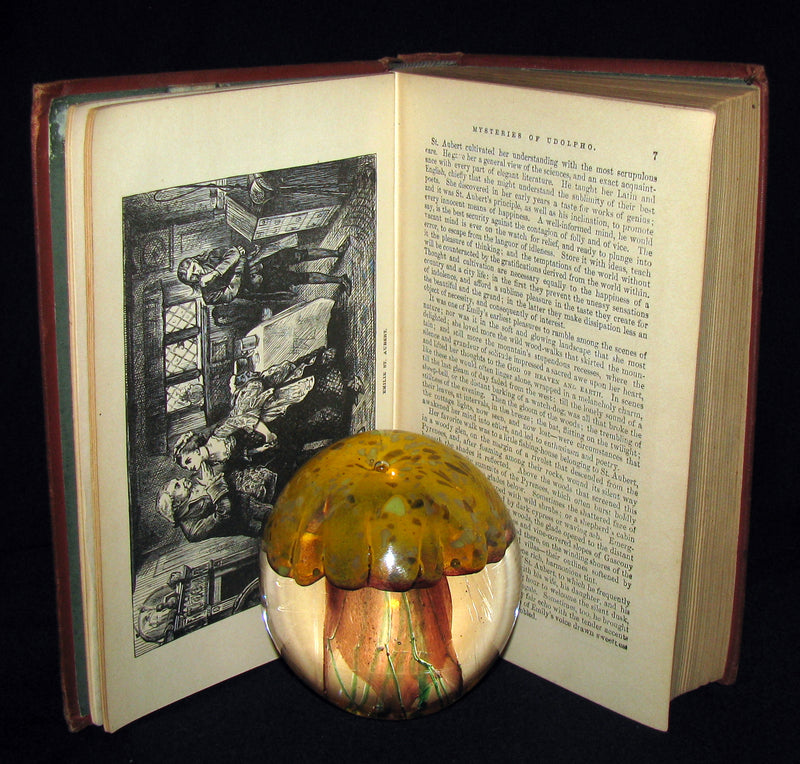 1880's Scarce Gothic Novel Edition -The Mysteries of Udolpho by Ann Radcliffe