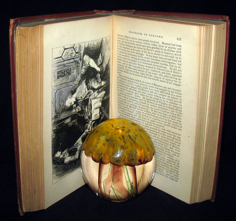 1880's Scarce Gothic Novel Edition -The Mysteries of Udolpho by Ann Radcliffe