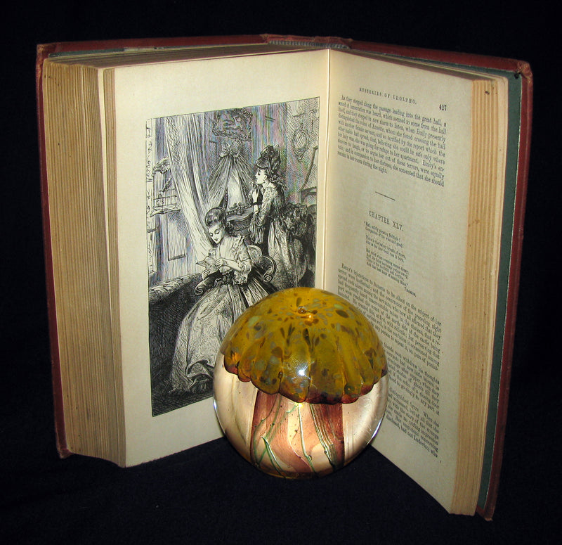 1880's Scarce Gothic Novel Edition -The Mysteries of Udolpho by Ann Radcliffe