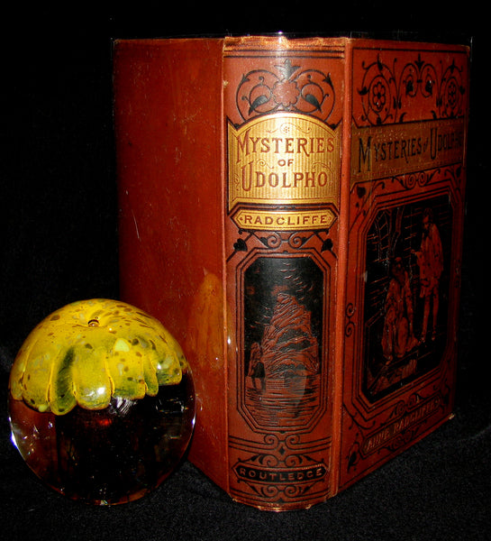 1880's Scarce Gothic Novel Edition -The Mysteries of Udolpho by Ann Radcliffe