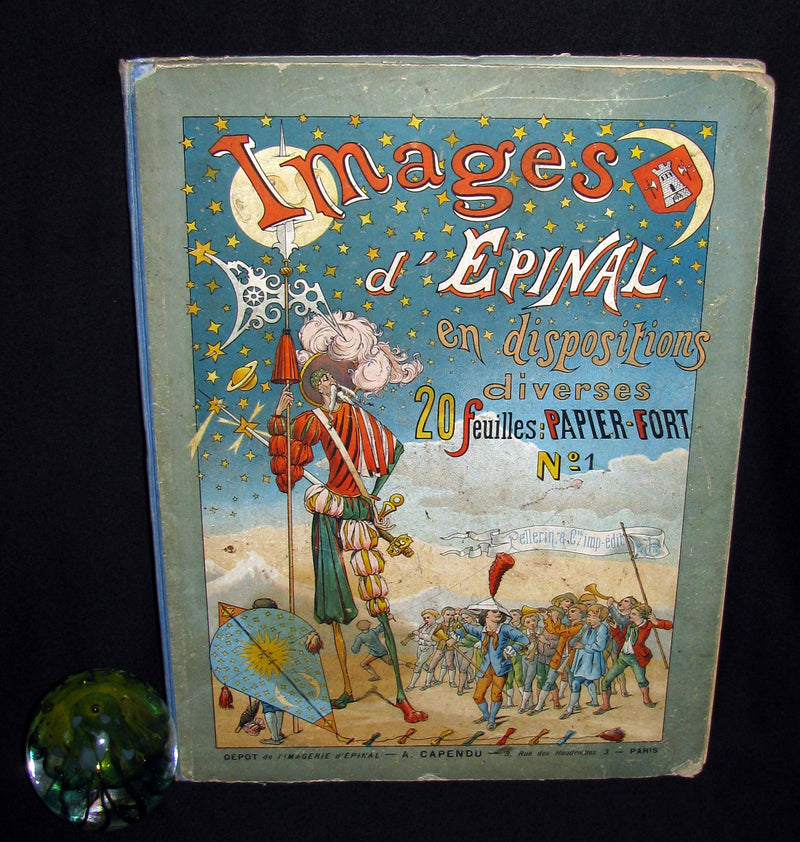 1890 Scarce illustrated French Book ~ Images d'Epinal en dispositions diverses No1