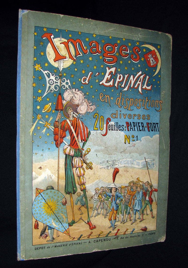 1890 Scarce illustrated French Book ~ Images d'Epinal en dispositions diverses No1