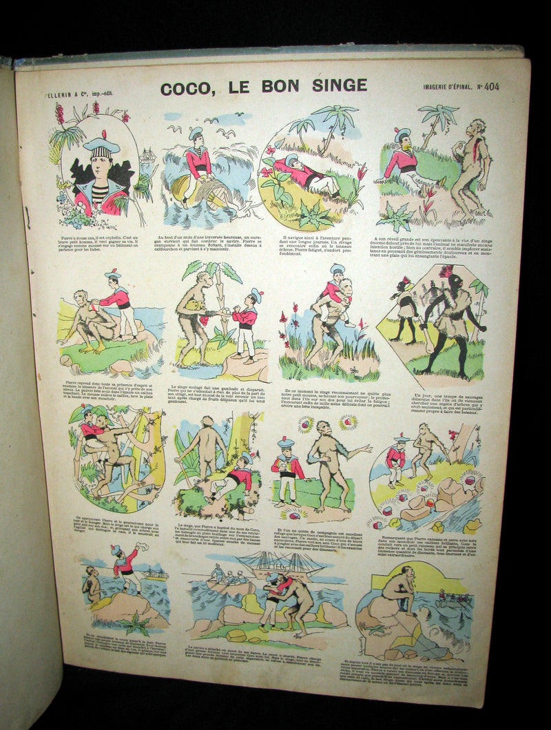 1890 Scarce illustrated French Book ~ Images d'Epinal en dispositions diverses No1