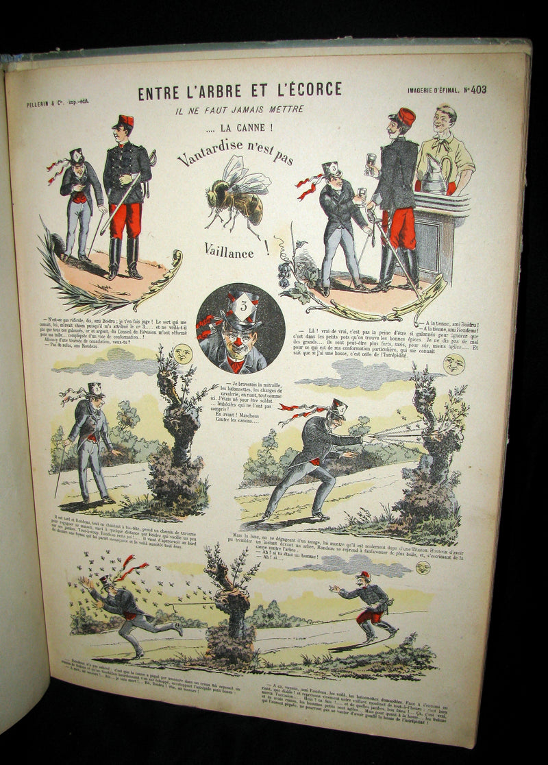 1890 Scarce illustrated French Book ~ Images d'Epinal en dispositions diverses No1