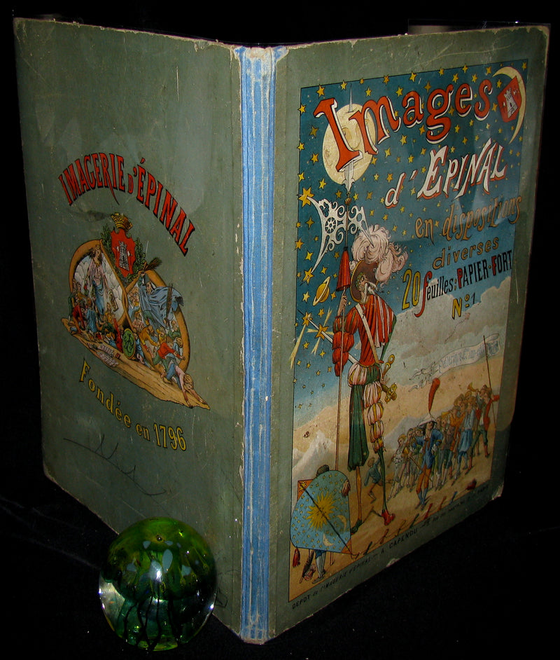 1890 Scarce illustrated French Book ~ Images d'Epinal en dispositions diverses No1