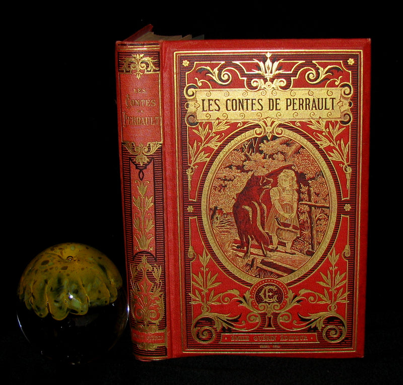 1890 Rare illustrated French Book ~ Contes de Perrault - Fairy Tales.