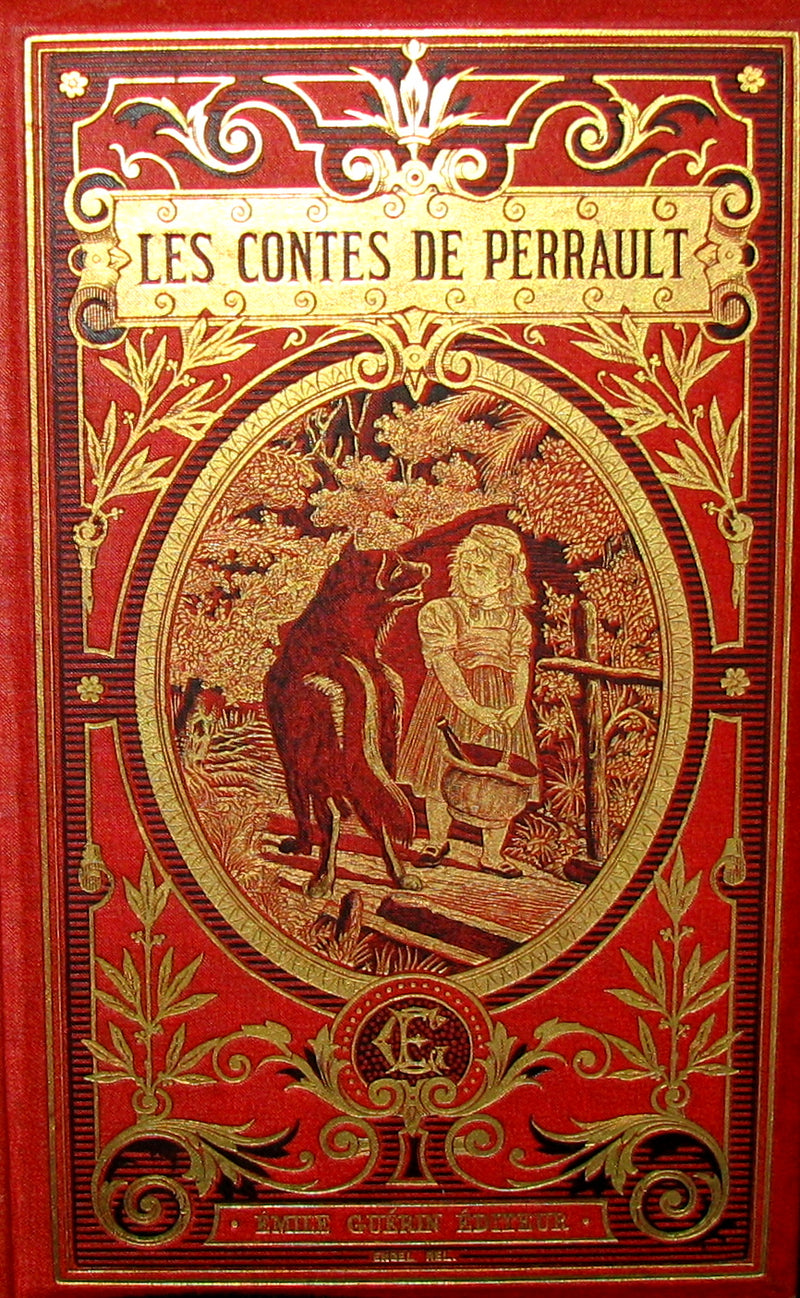 1890 Rare illustrated French Book ~ Contes de Perrault - Fairy Tales.