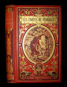 1890 Rare illustrated French Book ~ Contes de Perrault - Fairy Tales