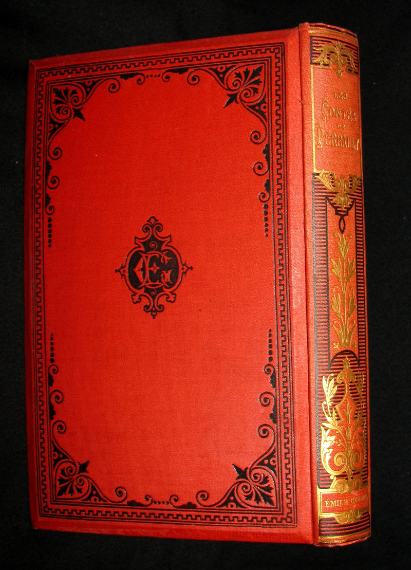 1890 Rare illustrated French Book ~ Contes de Perrault - Fairy Tales.