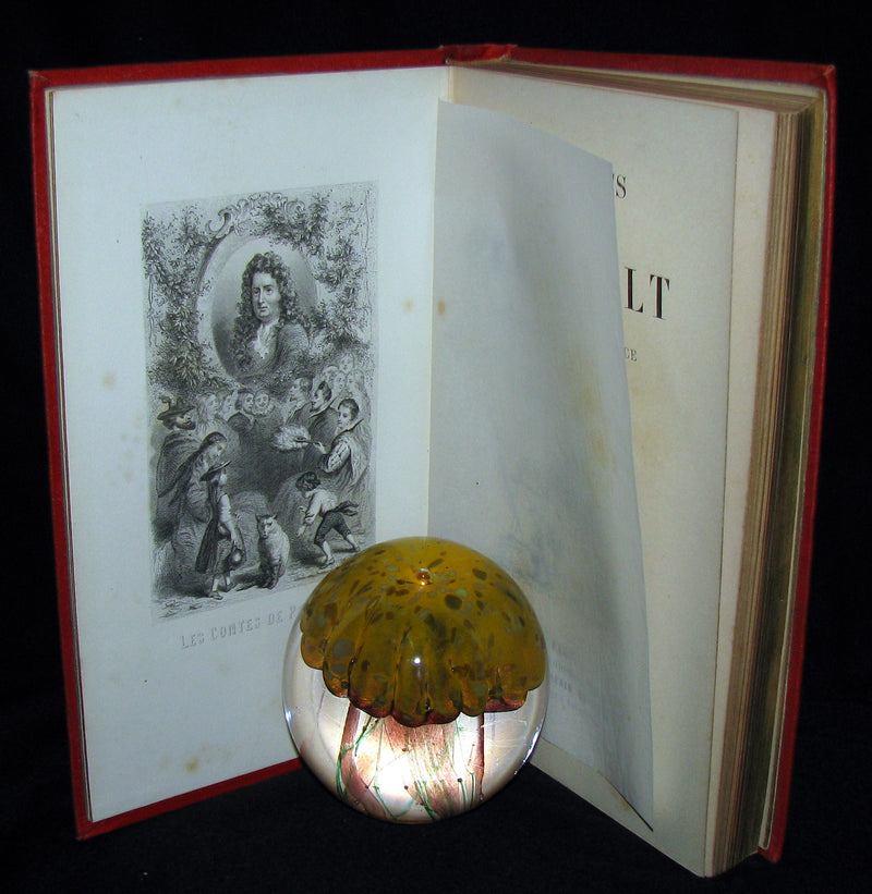 1890 Rare illustrated French Book ~ Contes de Perrault - Fairy Tales.