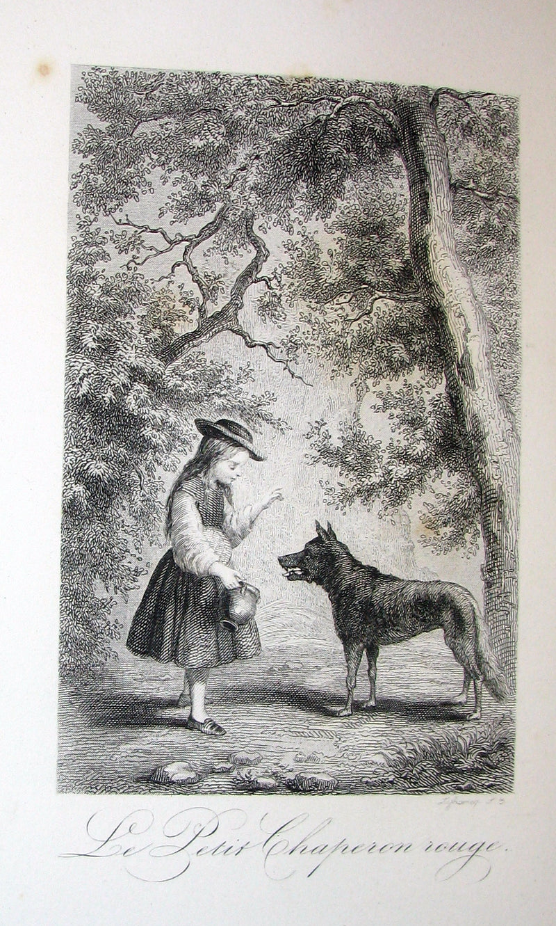 1890 Rare illustrated French Book ~ Contes de Perrault - Fairy Tales.