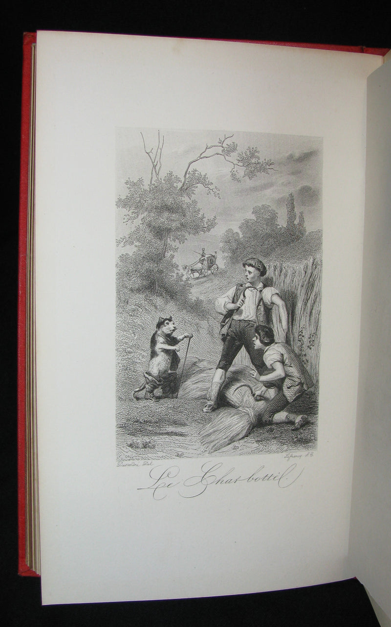 1890 Rare illustrated French Book ~ Contes de Perrault - Fairy Tales.