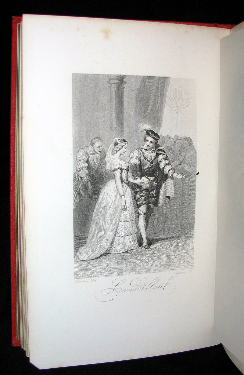 1890 Rare illustrated French Book ~ Contes de Perrault - Fairy Tales.