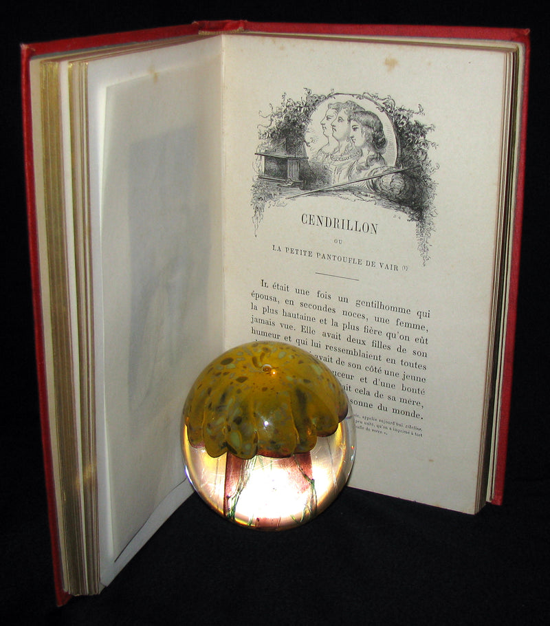 1890 Rare illustrated French Book ~ Contes de Perrault - Fairy Tales.