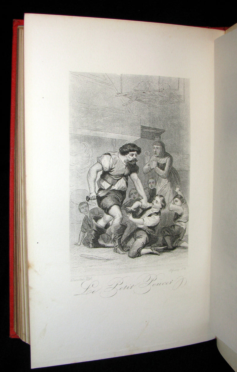 1890 Rare illustrated French Book ~ Contes de Perrault - Fairy Tales.