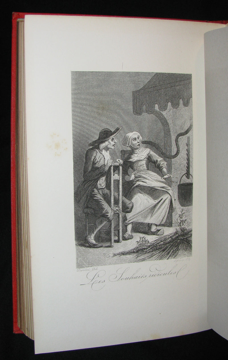 1890 Rare illustrated French Book ~ Contes de Perrault - Fairy Tales.