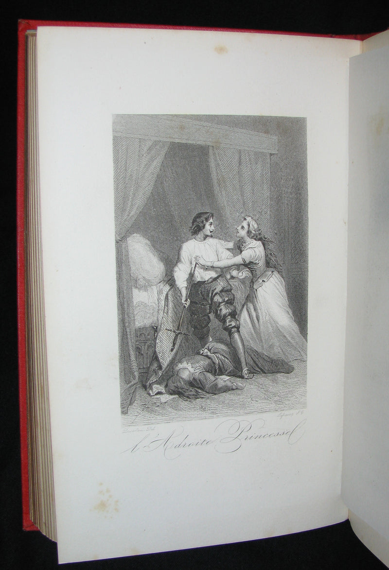 1890 Rare illustrated French Book ~ Contes de Perrault - Fairy Tales.