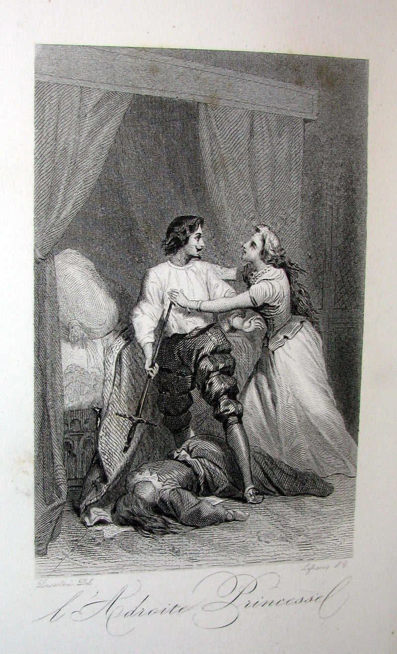 1890 Rare illustrated French Book ~ Contes de Perrault - Fairy Tales.