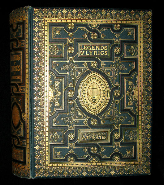 1881 Rare Victorian Book - Legends and Lyrics by Adelaide Anne Procter. Illustrated.