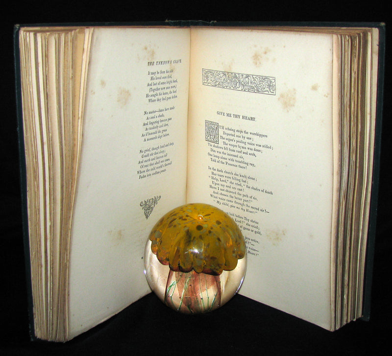 1881 Rare Victorian Book - Legends and Lyrics by Adelaide Anne Procter. Illustrated.