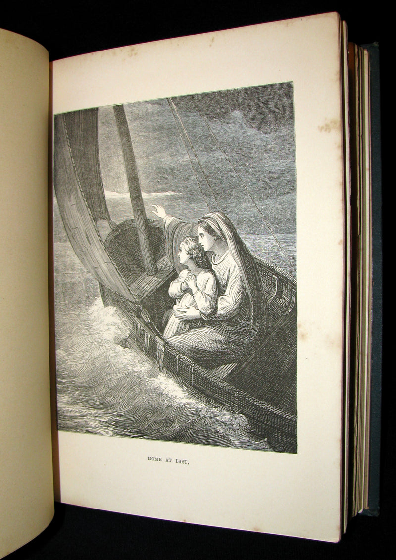 1881 Rare Victorian Book - Legends and Lyrics by Adelaide Anne Procter. Illustrated.