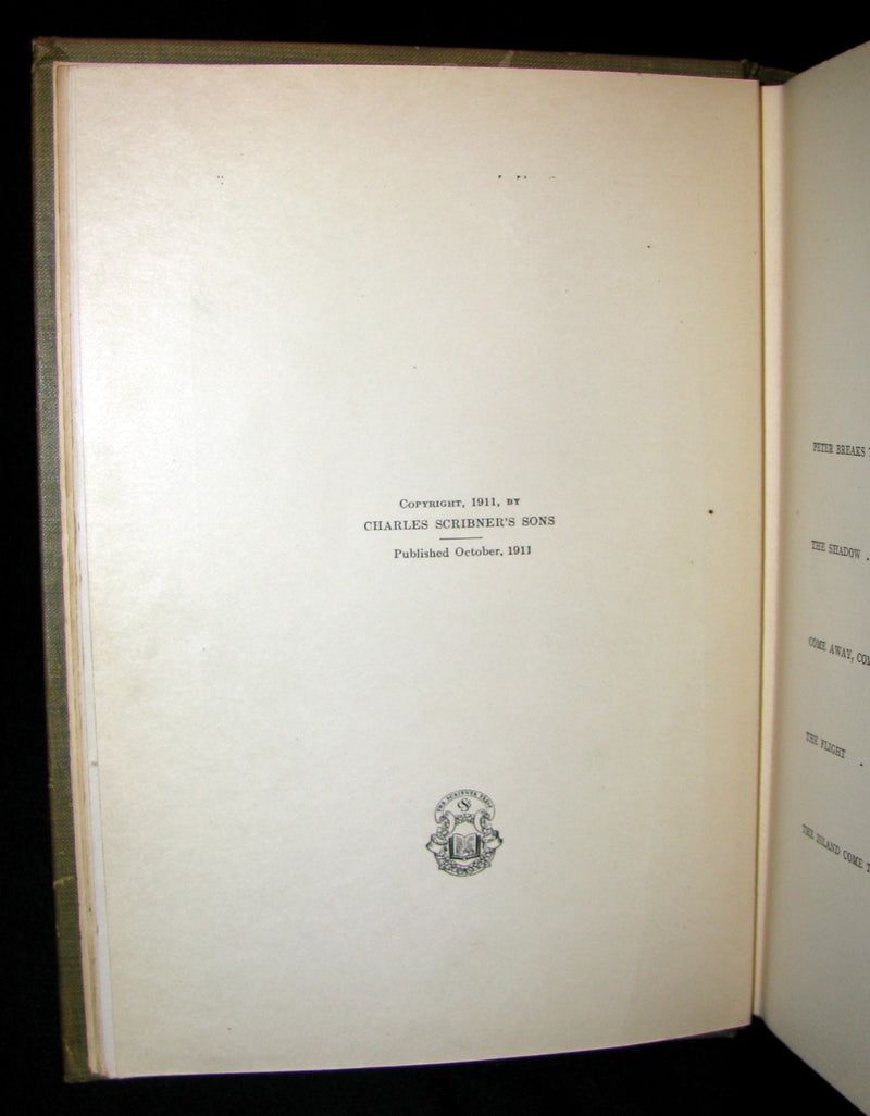 1911 Rare Book  - Peter Pan First Edition - Peter and Wendy by James Matthew Barrie