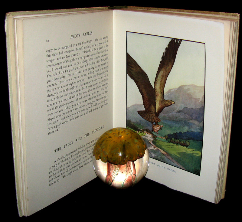 1910 Rare Book - Aesop's Fables Illustrated by Edwin Noble