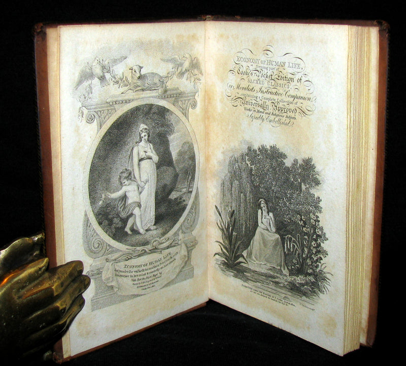 1800 Rare Book -  The Economy of Human Life from an Indian Manuscript written by a Bramin