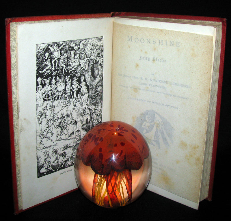 1882 Scare Book - Moonshine Fairy Stories Illustrated by William Brunton. First Edition.