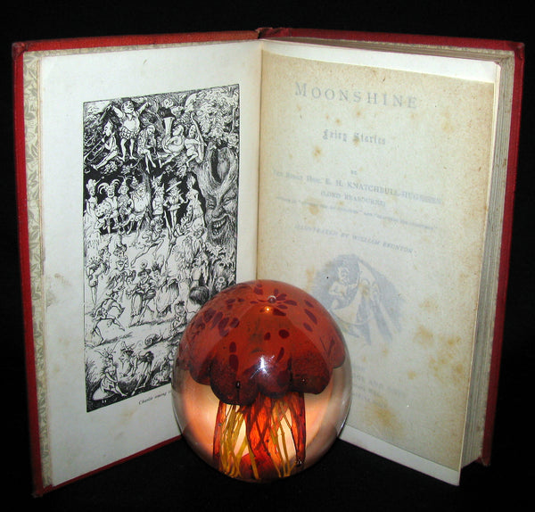 1882 Scare Book - Moonshine Fairy Stories  Illustrated by William Brunton. First Edition.