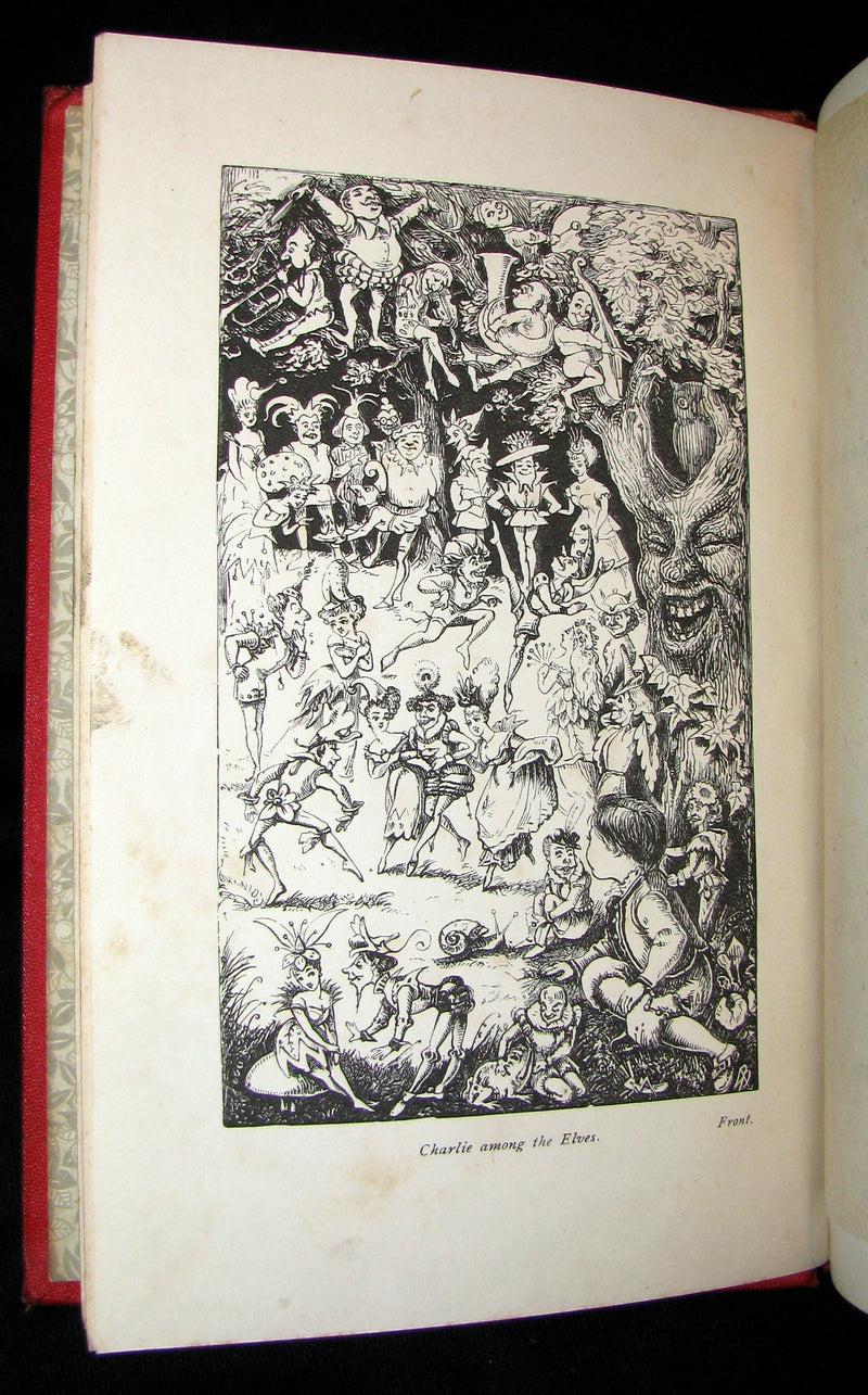 1882 Scare Book - Moonshine Fairy Stories Illustrated by William Brunton. First Edition.