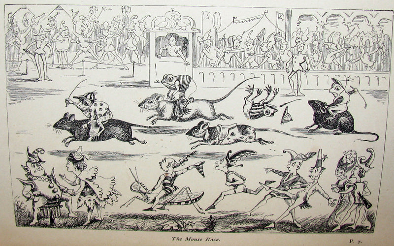 1882 Scare Book - Moonshine Fairy Stories Illustrated by William Brunton. First Edition.