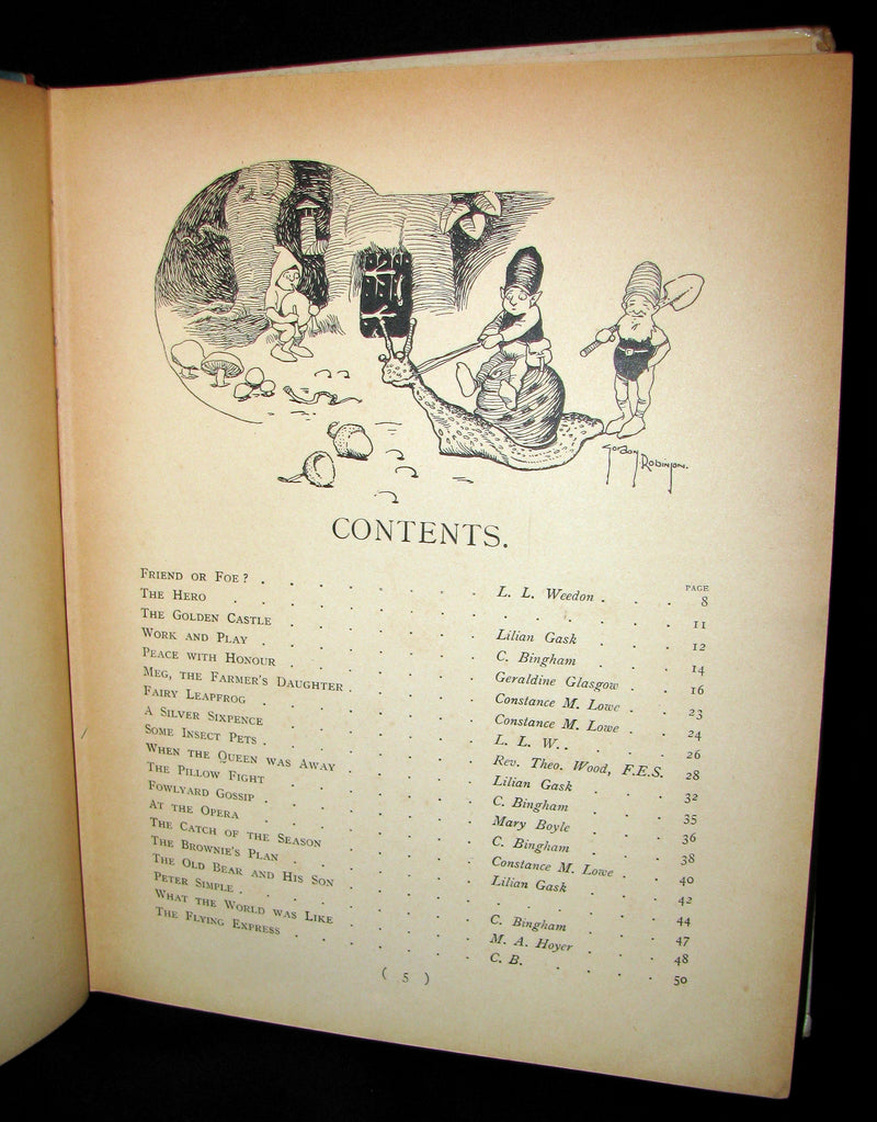 1912 Scarce Illustrated Book - Nister's Holiday Annual, 23rd Year of Publication