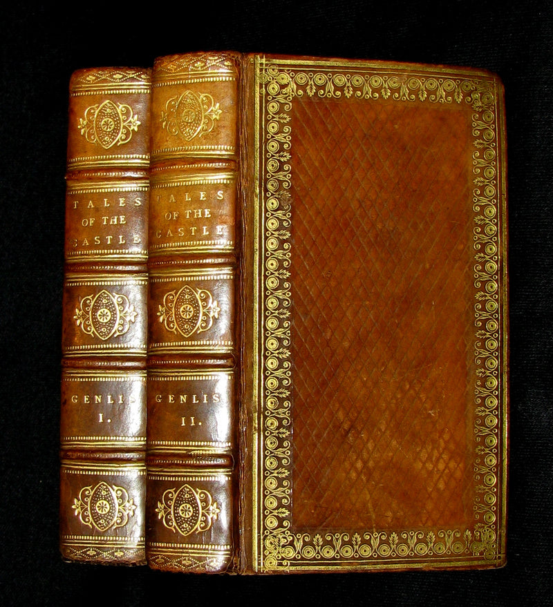 1816 Rare Book set - TALES of the CASTLE by Madame De Genlis