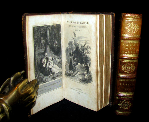 1816 Rare Book set - TALES of the CASTLE by Madame De Genlis