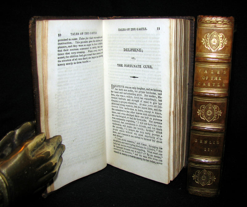 1816 Rare Book set - TALES of the CASTLE by Madame De Genlis