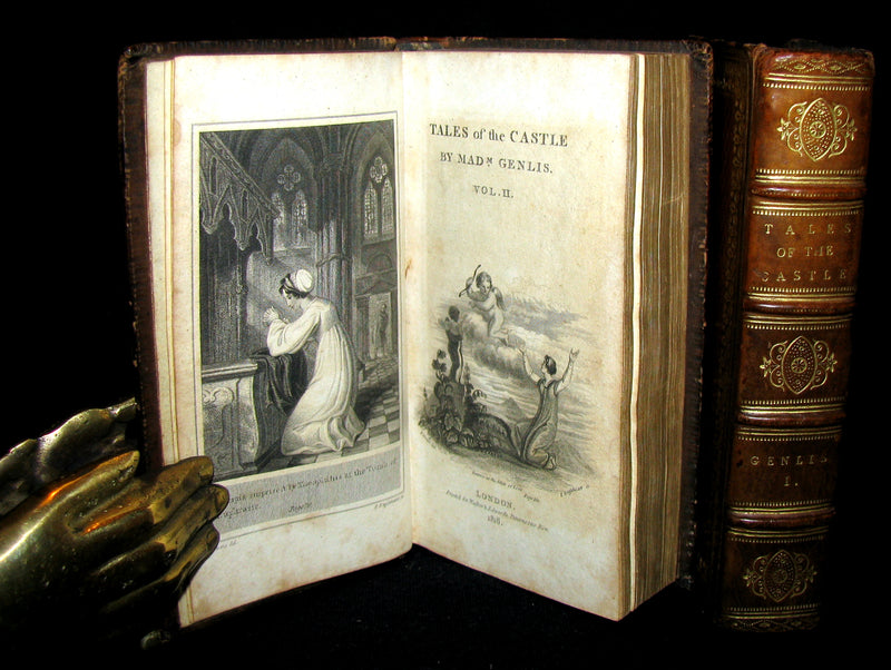 1816 Rare Book set - TALES of the CASTLE by Madame De Genlis