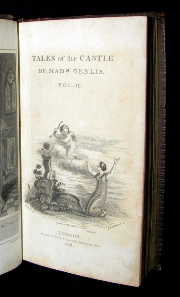 1816 Rare Book set - TALES of the CASTLE by Madame De Genlis